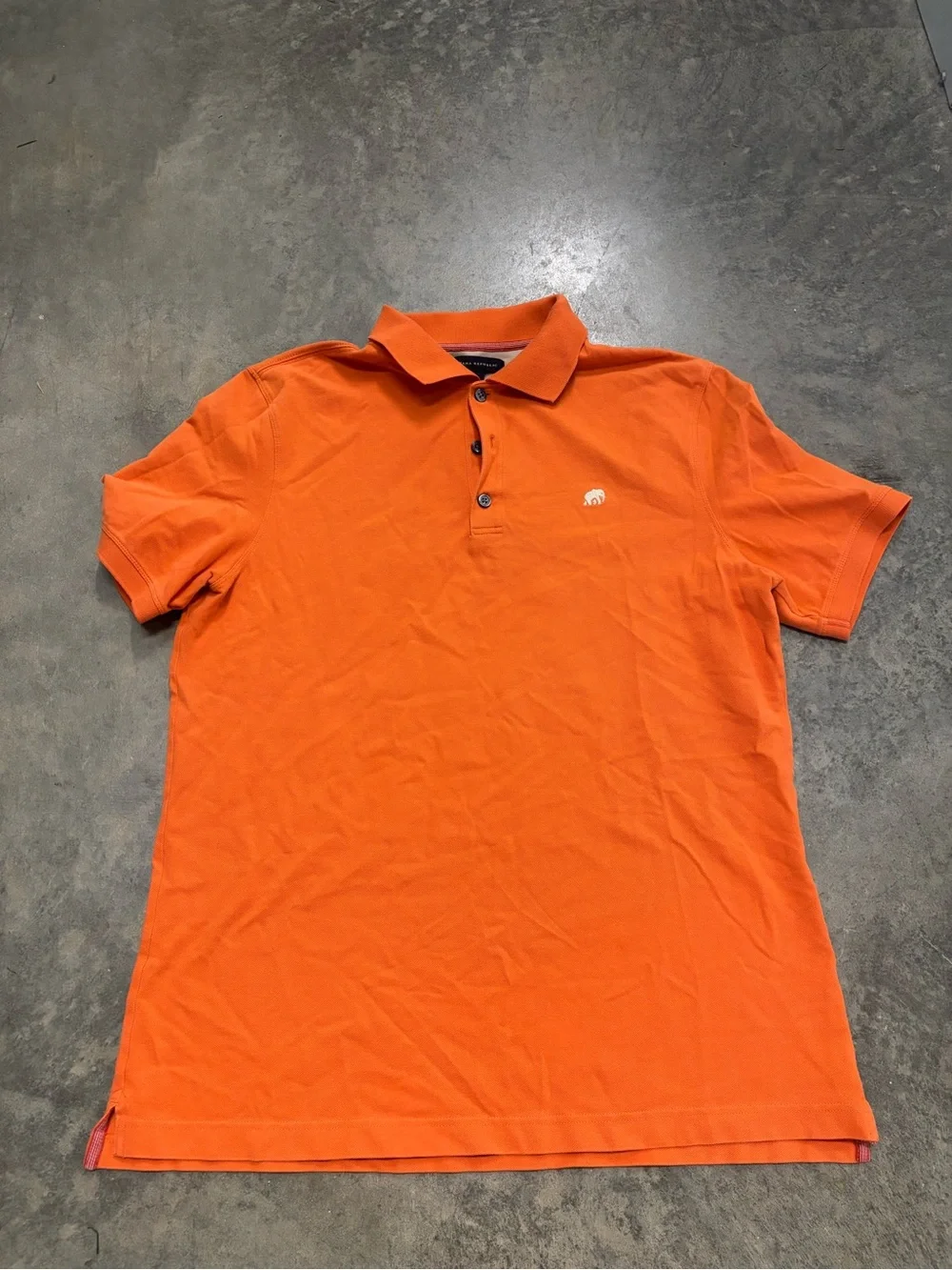 Banana Republic Orange Short-Sleeve Polo